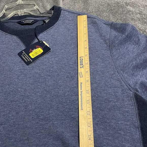 Roundtree & York Outdoors NWT Men's Knit Pullover Sweater Charcoal Gray, Size L - Picture 9 of 10